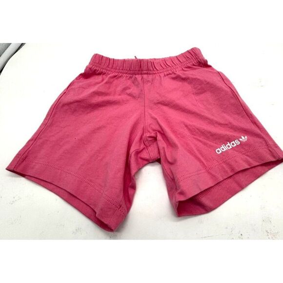 Adidas Kids Pink Cotton Shorts Size  18M - Picture 1 of 5